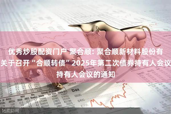 优秀炒股配资门户 聚合顺: 聚合顺新材料股份有限公司关于召开“合顺转债”2025年第二次债券持有人会议的通知